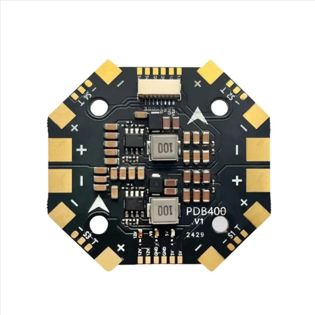 Aocoda-RC PDB400 8S 400A PDB Distribution Board PDB for RC Quadcopter Uav Fixed Wing Ammeter Power Supply Hub Accurate Feedback