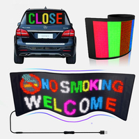 Pantalla LED Transparente de Alta Luminosidad para Ventanas de Automóviles, Pantalla LED Móvil para Publicidad en Automóviles, para Oficina y Decoración
