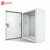 Boîtier de distribution électrique mural EControl IP54 en acier inoxydable, étanche, thermolaqué, multi-tailles