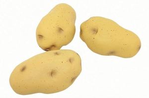 Ball anti-stress promotionnel en mousse PU personnalisé avec logo, en forme de pomme de terre - Product Image 2