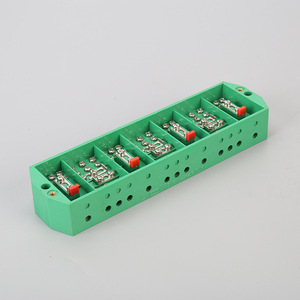 กล่องรวมสายไฟกวนหยาง FJ6PJ1 ป้องกันน้ำและฝุ่นระดับ IP44 พร้อมบล็อกขั้วต่อสำหรับมิเตอร์  ตัวกล่องทำจากพีวีซีสีเขียว - Product Image 2