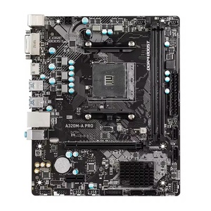 Tarjeta Madre para Juegos de Escritorio M-ATX DDR4 PCIE 3.0 AM4, Compatible con CPU de Generación R5, A320M-A PRO - Product Image 6