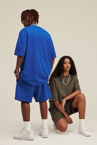 เสื้อยืดขายส่ง คุณภาพสูง ผ้าฝ้าย เสื้อยืดโอเวอร์ไซส์ เสื้อยืดลำลองผู้ชาย ชุดเสื้อยืดสไตล์สตรีทสปอร์ต - Product Image 2