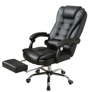 Factory Sale Modern Luxury Leather Executive Adjustable Conference PU <strong>Recliner</strong> Massage Guest Manager Boss <strong>Desk</strong> Office <strong>Chairs</strong> - Product Image 2