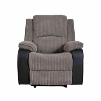 Ensemble de canapés inclinables en cuir/tissu, gamme de mobilier de salon, collection de loisirs pour la maison, collection de tissus d'ameublement, fournisseur sur mesure