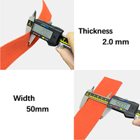 Haute qualité personnalisé 5CM écologique plaine solide sangle coton naturel sangle médicale sangle coton vêtement ceinture sangle