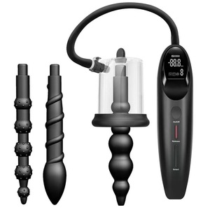 Pompa Anal Eléctrica Inteligente para Estimulación Anal y de Próstata con Masajeador de Silicona con Succión, Juguete Sexual - Product Image 1