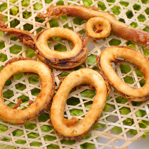 Anillos de Calamar y Camarones Empanizados Instantáneos, Pre-fritos, Snack de Mariscos Portátil, Comida Rápida y Práctica para Llevar - Product Image 2