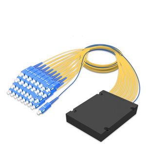 Advanced Fiber Optic LAN Optical Signal Data <b>Telecommunication</b> FTTH Connector Up to 64 Core PLC SC UP Optical Fiber Splitter - Product Image 2