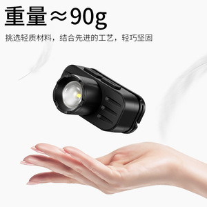 Lampe frontale Superfire rechargeable 2000 mAh, LED rotative, portable pour l'extérieur - Product Image 3