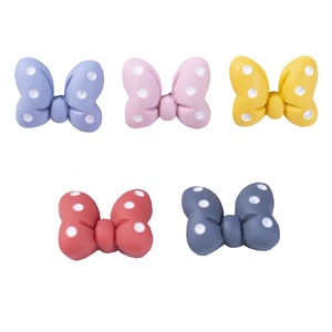 Adornos de Resina con Forma de Lazo, Miniaturas para Hacer Joyería, Horquillas, Broches, Manualidades, Decoración de Carcasas de Móviles, Imanes para Refrigerador - Product Image 1