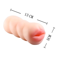 Realistische Lippen Vagina Anal Saugspielzeug Deep Throat Oral Männliches Masturbationsspielzeug Silikonpuppen