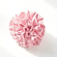Diffuseur d'huiles essentielles en céramique parfumée à la carnation rose, artisanal, en porcelaine, pour l'aération de la voiture