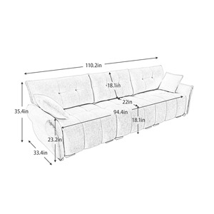 Chaise Longue in Similpelle Stile Rustico, Massaggiante, di Alta Qualità, Resistente alle Macchie, Concetto di Lusso - Product Image 4
