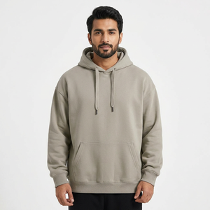 Wholesale Winter <b>Hoodie</b> Streetwear Oversized Cotton Half Zip Men Women Color Blocking Unisex Custom Print Eco-Friendly <b>Velour</b> - Product Image 1