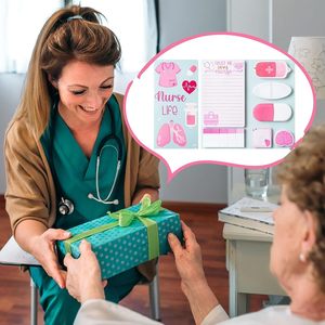 Vente chaude Nouveau style Bloc-notes adhésif combiné Thème infirmière Thème animal Fournisseur direct d'usine Personnalisable - Product Image 4