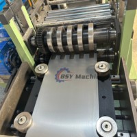 Machine de profilage de poutres en C entièrement automatique avec cisaille volante pour la fabrication de poutres en C
