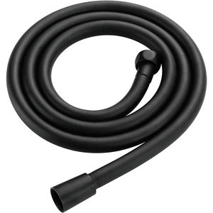 Black Anti-Twist 1/2 Conical Shower <b>Hose</b> 175 cm <b>Long</b> Turning Tool - Product Image 2