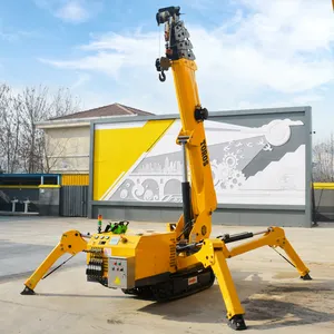 Acquista costruzione Spider Crane Assembly Wireless Elevator Hoist Glass Curtain Wall Lift gru cingolata telescopica a ragno