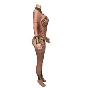 <span class=keywords><strong>Disfraz</strong></span> <span class=keywords><strong>de</strong></span> Faraón Egipcio para Mujer, Mono Sexy con Diamantes <span class=keywords><strong>de</strong></span> Imitación <span class=keywords><strong>de</strong></span> Drag Queen, Leotardo <span class=keywords><strong>de</strong></span> <span class=keywords><strong>Bailarina</strong></span> para Fiesta y Club - Product Image 3