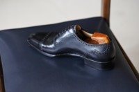 Chaussures en cuir pour jeune gentleman, polyvalentes, formelles, en cuir artisanal, semelle en cuir de vachette, à trois joints