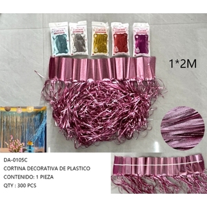 Tenda decorativa in plastica per eventi 1x2m decorazione murale per feste classico creativo di lusso portatile - Product Image 1