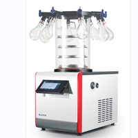 Équipement de lyophilisation de petite taille SJ-10N-60 pour laboratoires ou hôpitaux avec pompe, composants principaux du PLC, lyophilisateur sous vide à un prix avantageux