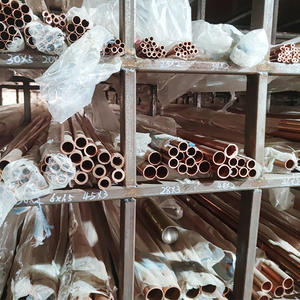 Tubes ronds droits de cuivre de tube de cuivre de Cu-Dhp d'ASTM B68 C12000 pour des systèmes de la CAHT - Product Image 3