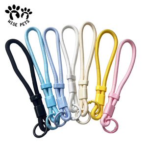 Dragonne courte tressée en polyester et nylon <span class=keywords><strong>pour</strong></span> appareil photo, style macaron, avec cordon en polypropylène <span class=keywords><strong>pour</strong></span> accrocher le téléphone - Product Image 2