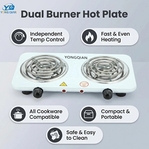 <span class=keywords><strong>Plaque</strong></span> chauffante électrique double tête 2000w, cuisinière domestique, utilisation en plein air, camping, voyage, <span class=keywords><strong>plaque</strong></span> chauffante à bobine avec <span class=keywords><strong>2</strong></span> brûleurs - Product Image 3