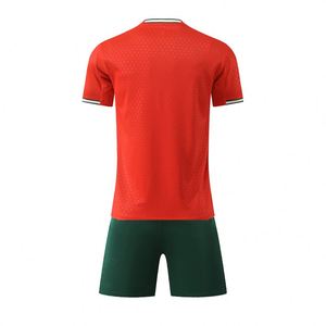Uniformes de Fútbol de Verano, Cuello Redondo, Manga Corta, Diseño Personalizado Estampado, Nueva Temporada 25/26, Camiseta de Portugal Local, Transpirable y de Secado Rápido - Product Image 3