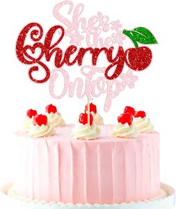 เชอร์รี่บนหน้าเค้ก กลิตเตอร์เชอร์รี่หวานๆ สำหรับตกแต่งเค้กในงานเลี้ยงฉลองวันเกิดหรืองานเลี้ยงฉลองทารก - Product Image 1