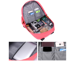 <span class=keywords><strong>Sac</strong></span> à <span class=keywords><strong>dos</strong></span> décontracté pour ordinateur portable, <span class=keywords><strong>sac</strong></span> à <span class=keywords><strong>dos</strong></span> d'école pour adolescent - Product Image 6