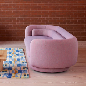 Modern Luxury Floor <strong>Crushed</strong> <strong>Velvet</strong> Couch Italian Style <strong>Sofa</strong> Set Designs Living Room Furniture I Shaped Curved Sleeper <strong>Sofa</strong> - Product Image 5