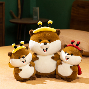 Nuovi Giocattoli di Peluche Trasformabili a Forma di Marmotte, Coccinelle e Api, Bambole Super Morbide, Regali di Compleanno per Bambini - Product Image 6