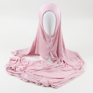 Hijab Foulard et Châle en Jersey Lourd, Coton Imprimé et Mousseline, Voile Islamique Bonnets pour Femme, Mode Musulmane Traditionnelle - Product Image 6