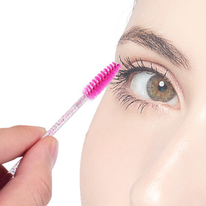Dreamy Crystal Eyelash Brush Disposable Lilac Spoolie Wands for Eyelash Extension Aftercare Professional <strong>Lash</strong> Shop Bulk - Product Image 5