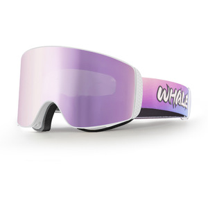 Gafas de esquí magnéticas con forma de ballena, doble capa, antivaho, a prueba de viento, unisex, para exteriores, para nieve y montaña, para adultos - Product Image 2
