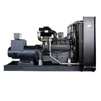 Groupe électrogène diesel triphasé Panda 400/500/600/800/1000/1250 avec démarrage électrique 1500 tr/min, châssis ouvert, ATS