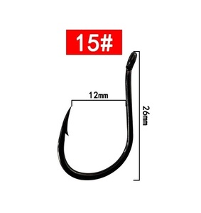 Hameçons métalliques robustes pour la pêche en mer au bar et à la truite, accessoires de pêche en bateau pour la pêche en rivière au requin, au sturgeon et au thon - Product Image 3