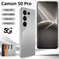 Camon 50 Pro 2025 Version Globale 5G Android 14 Smartphone Double SIM 16 Go de RAM 1 To de Stockage 108 MP Octa Core