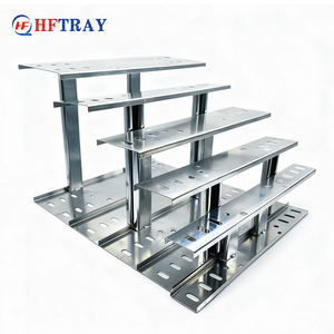Bandejas Portacables de Aleación de Aluminio Tipo Escalera de Gran Capacidad y Alta Calidad para Uso Industrial y de Construcción, Capacidad para 80 Piezas - Product Image 1