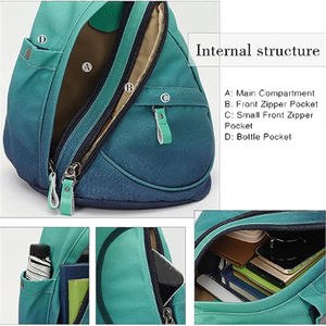 Sac messager pour femme en nylon de haute qualité, petit format, léger, sac à dos de voyage, sac bandoulière, sac à main - Product Image 4