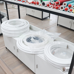 Kit de conduites en cuivre blanc PE pour mini-split 1/4 3/8 1/2, cuivre <span class=keywords><strong>pur</strong></span> à 99,9935 % pour une longue durée de vie des climatiseurs domestiques à gaz - Product Image 6