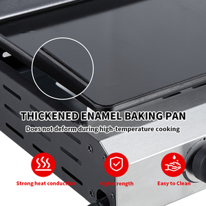 Expert Grill 3 Brûleurs à Gaz en Acier Inoxydable BBQ Extérieur Jardin Patio <span class=keywords><strong>Plancha</strong></span> Portable gaz - Product Image 3