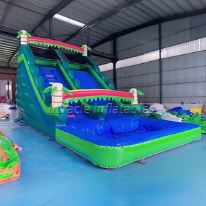 어린이와 성인 주거용 가정용 수영장 야외 사용을위한 PVC 풍선 워터 슬라이드 - Product Image 4