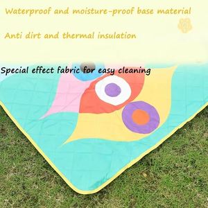 2-In-1 Customized Portable Picnic Blanket Beach Camping Mat <b>Foldable</b> Waterproof Similar to Oxford <b>Mattress</b> - Product Image 3