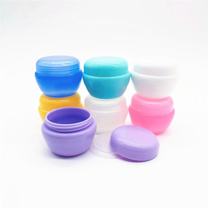 Pote de Creme Cosmético Pequeno em Forma de Cogumelo Branco Rosa Roxo Verde Azul de Plástico PP com Tampa 5g 10g 20g 30g 50g - Product Image 1