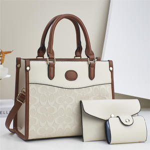 Léger luxe Senior Sense Ling commerce extérieur transfrontalier Style coréen main bandoulière épaule petit sac carré ensemble de trois pièces - Product Image 6