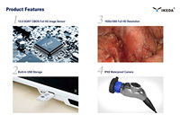 Système de caméra endoscopique Full HD IKEDA pour ORL, laparoscopie, chirurgie spinale et hystéroscopie